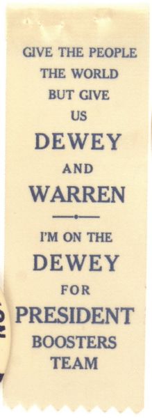 Dewey Boosters Team Campaign Ribbon