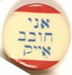Eisenhower Hebrew Language Pin