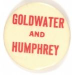 Goldwater and Humphrey, 1964 Celluloid