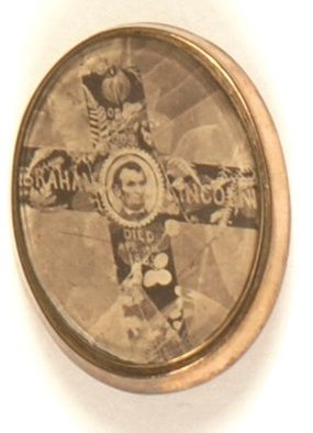 Rare Lincoln Memorial Brooch