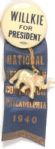 Willkie Convention Pin, Elephant, Ribbon