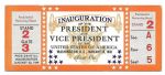 Truman-Barkley Inaugural Ticket