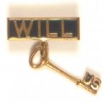 Will-Key Enamel Pin