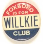 Foxboro Club for Willkie