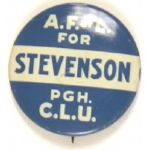 Pittsburgh AFL for Stevenson