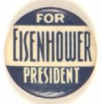 Eisenhower for President Blue Version