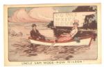 Woodrow Wilson Uncle Sam Postcard
