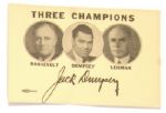 FDR-Dempsey New York Election Card