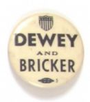 Dewey, Bricker 1944 Celluloid