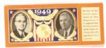 Truman-Barkley Inaugural Ticket
