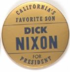 Nixon California Favorite Son