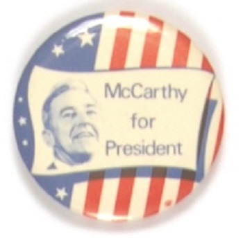 McCarthy for President Blue Photo