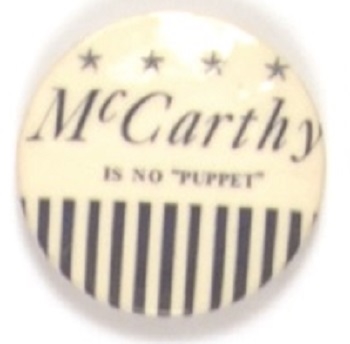 McCarthy is No Puppet