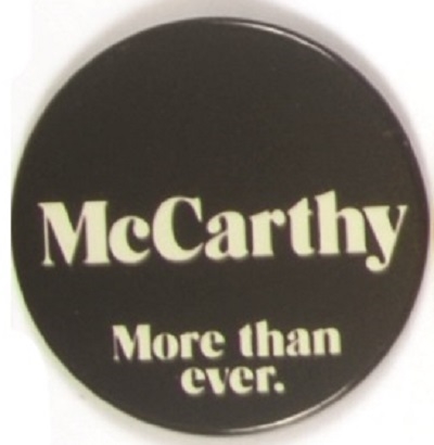 McCarthy More than Ever