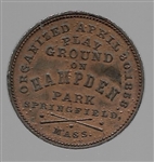 Pioneer Baseball Early Massachusetts Medal