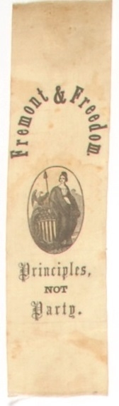 Fremont and Freedom 1856 Ribbon