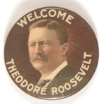 Welcome Theodore Roosevelt Colorful Celluloid
