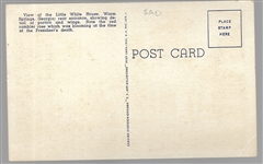 Franklin Roosevelt Little White House Postcard