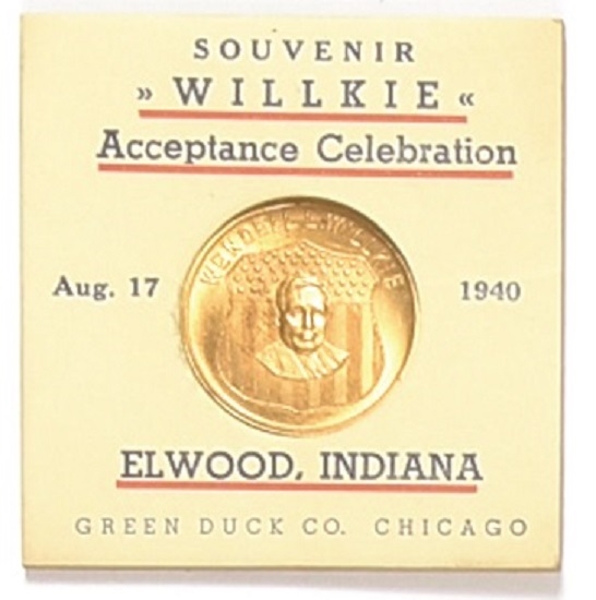 Willkie Elwood, Indiana, Acceptance Celebration