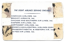 Dewey 1944 Convention Airlines Card