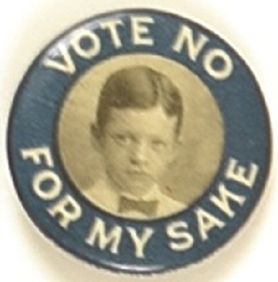Vote No for My Sake Little Boy