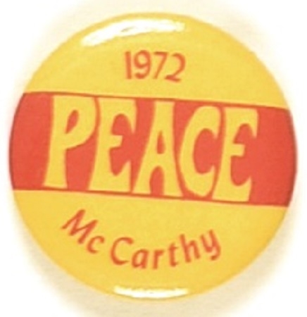 McCarthy Peace 1972