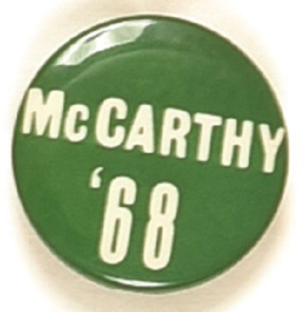 McCarthy 68 Green Celluloid