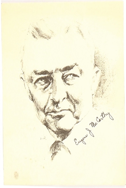 Eugene McCarthy Postcard