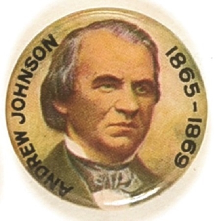 Andrew Johnson Pin from President Set