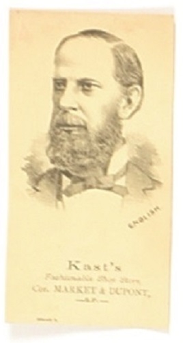 William English Kasts Shoe Store Trade Card