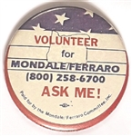 Mondale, Ferraro Volunteer