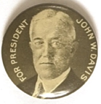 Lot Detail - Scarce John W. Davis for President