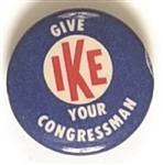 Give Ike Your Congressman Bullseye