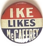 Ike Likes McCaffrey Coattail