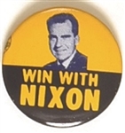 Win With Nixon California Governor Pin