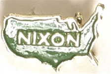 Nixon Enamel USA Pinback