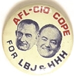 AFL-CIO COPE for Johnson, Humphrey