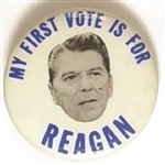 My First Vote is for Reagan