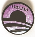 Obama Reflective Logo Pin