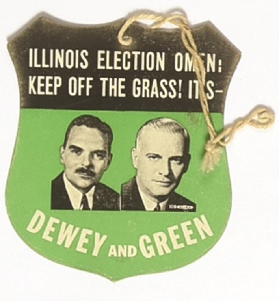 Illinois Dewey and Green Keep off the Grass 