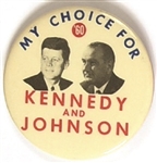 Kennedy-Johnson My Choice for 60