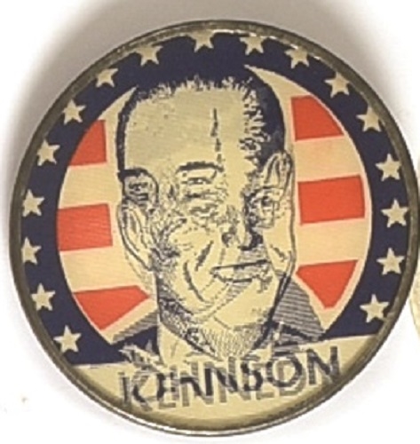 Kennedy, Johnson Stars and Stripes Flasher