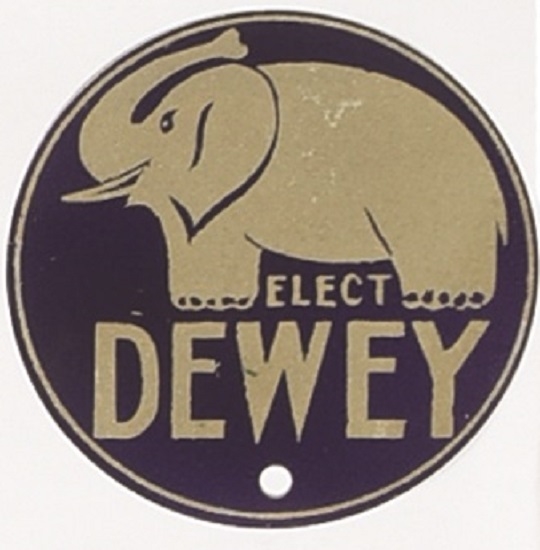 Dewey Reflective Elephant License