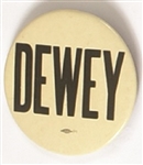 Dewey Large Black and White Celluloid