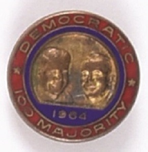 John F. Kennedy, Lyndon Johnson 100 Democratic Majority from 1964