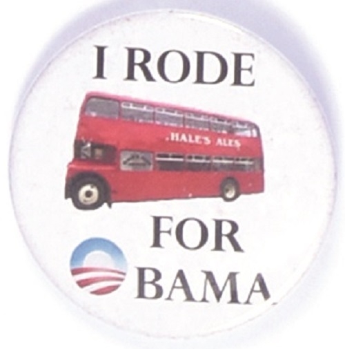 I Rode for Obama