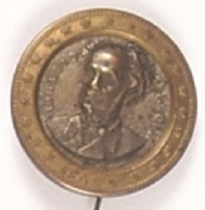 Horatio Seymour Brass Pin