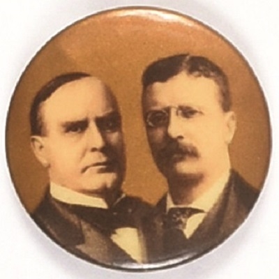 McKinley, Roosevelt  Gold Jugate