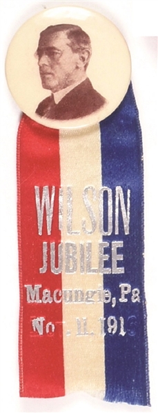Wilson Jubilee Macungie, Pa. Pin and Ribbon