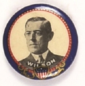 Wilson Shield Celluloid with Blue Border